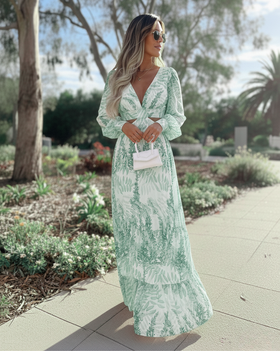 Marula | Maxi Dress with Cut-Out Waist