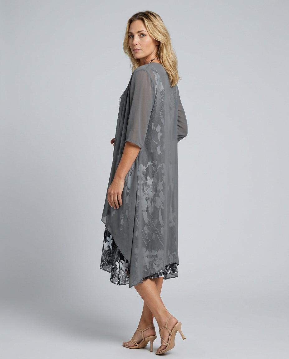 Isolde | Layered Breezy Midi Dress