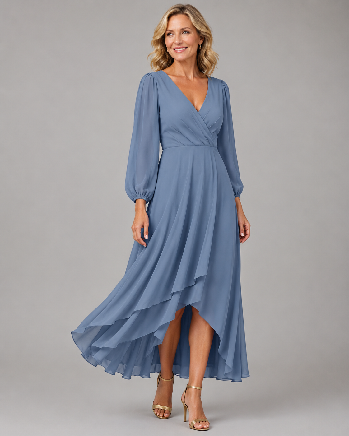 Seraphina | V-Neck Elegant Maxi Dress