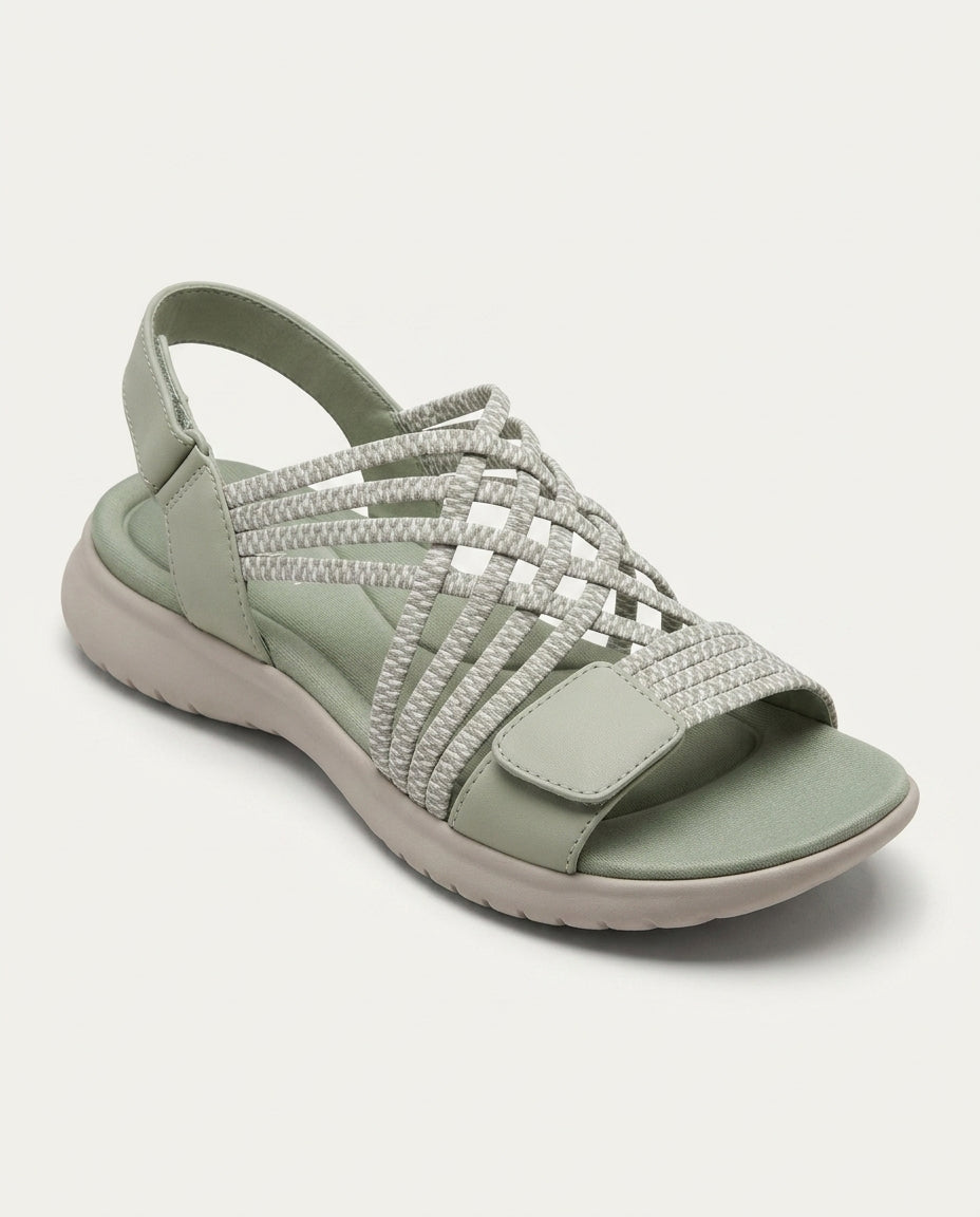 Valentina | Multi-Strap Flat Sandals