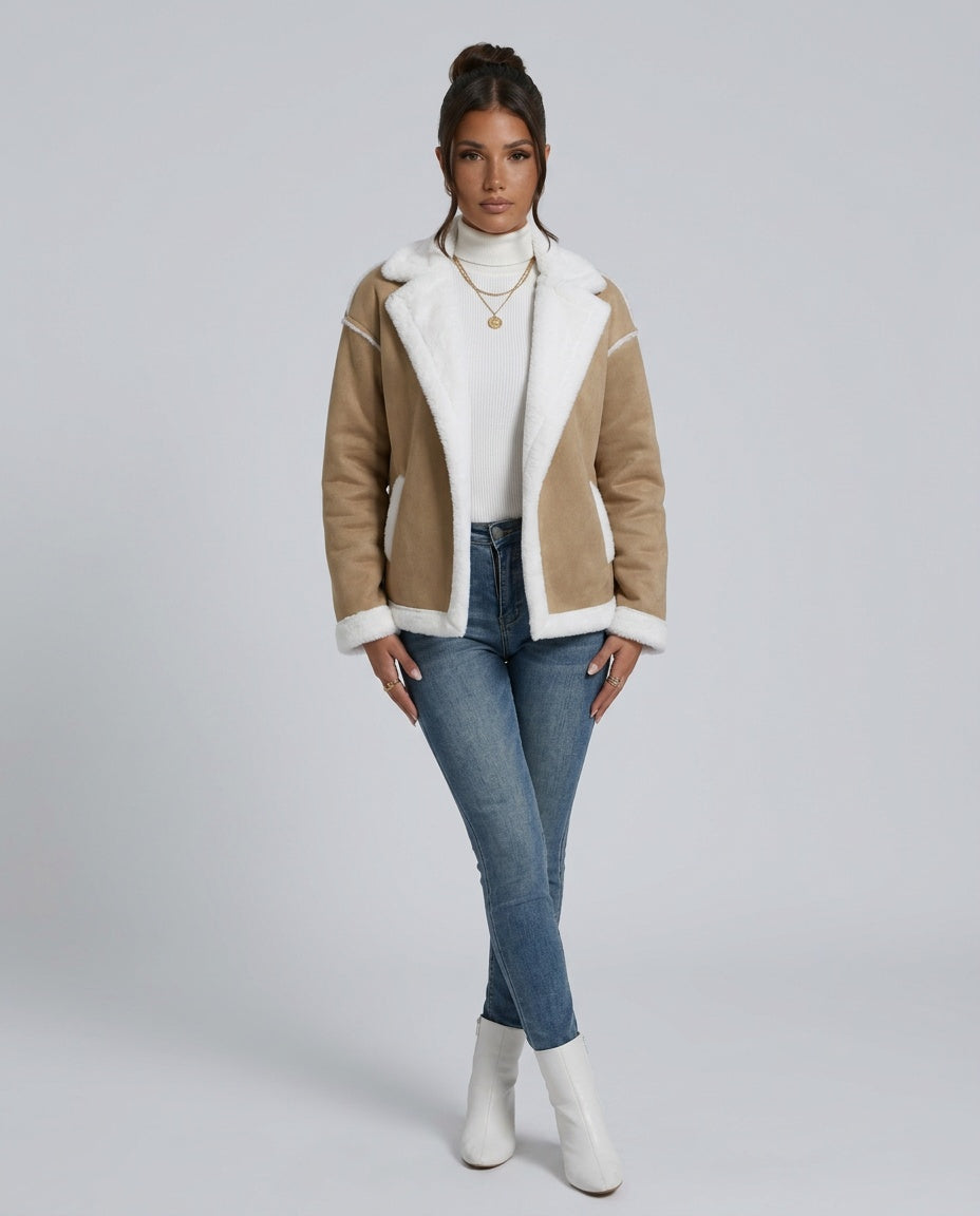 Valentina | Long Sleeve Teddy Borg Jacket