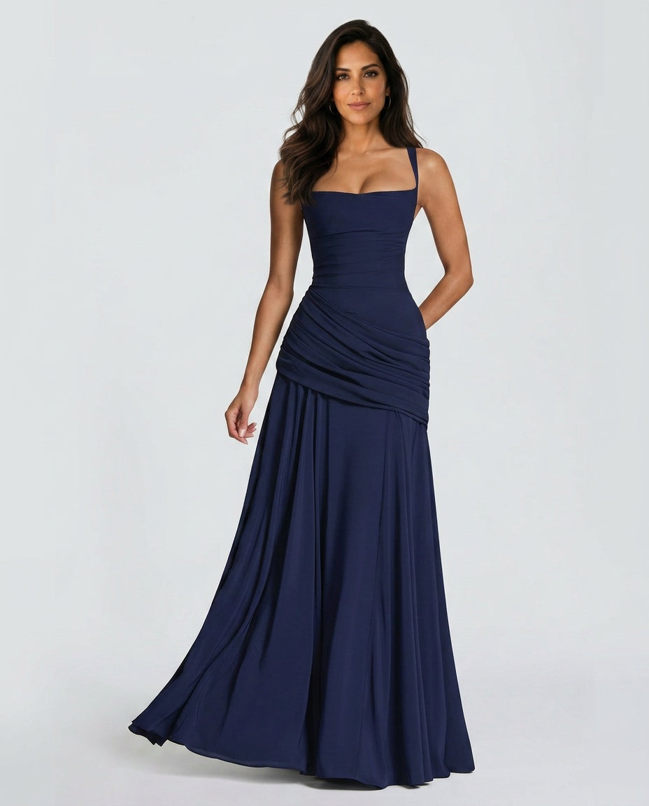 Sura | Off-Shoulder Flowy Maxi Dress