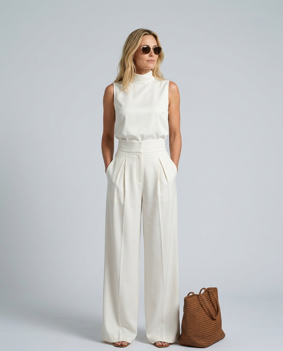 Clara | Wide Leg Tailored Co-ord Set