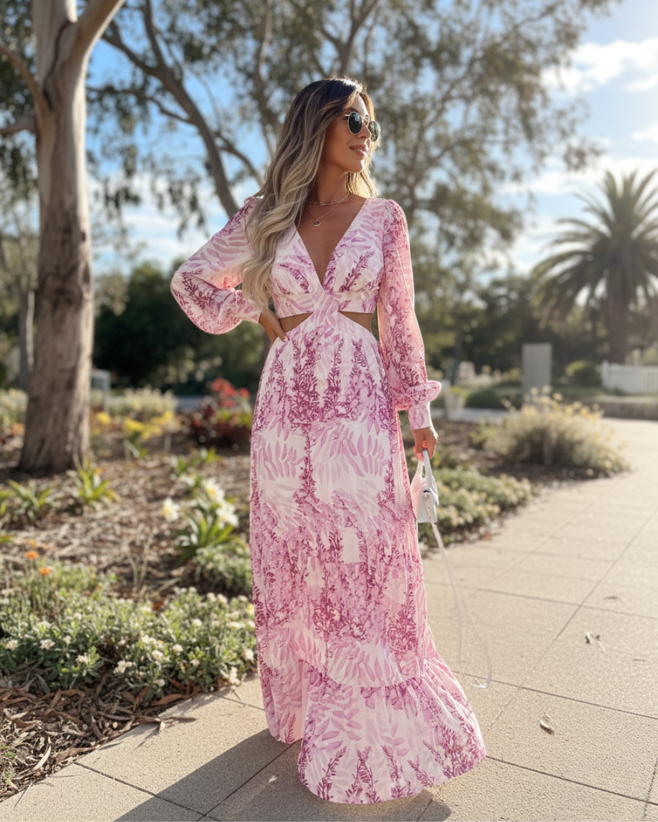 Marula | Maxi Dress with Cut-Out Waist