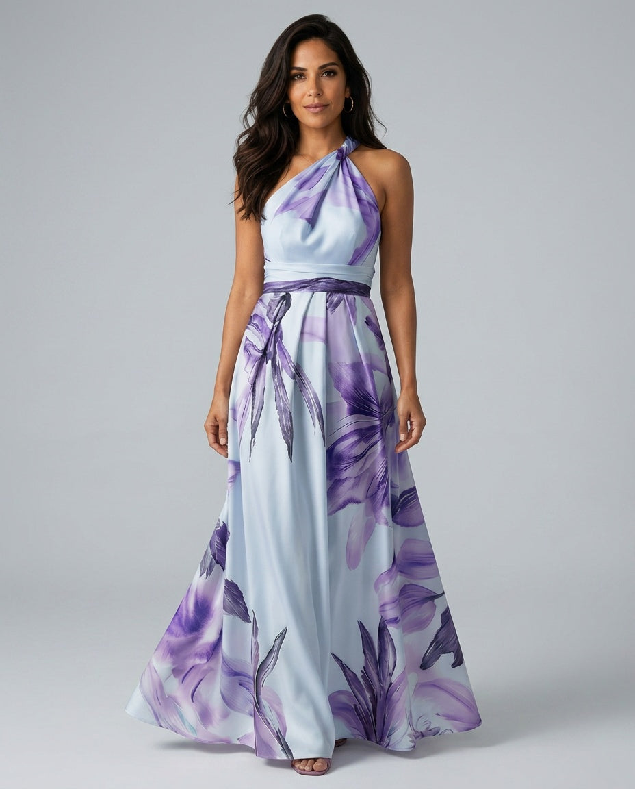 Xenia | Floral Print Garden Party Maxi Dress