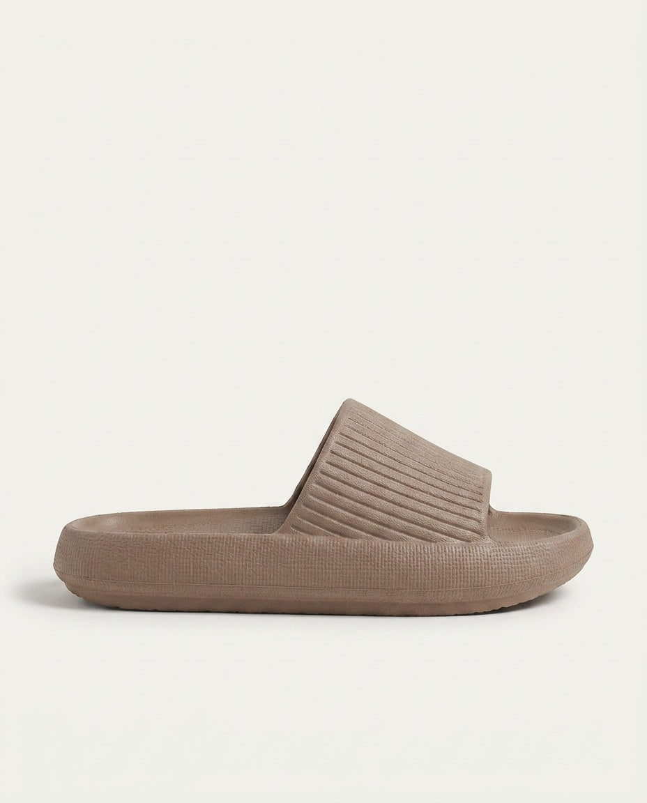 Aubrey | Cushioned Pillow Footbed Slide Sandals