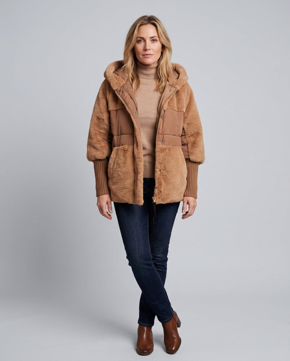 Orla | Tailored Mid-Length Hooded Coat