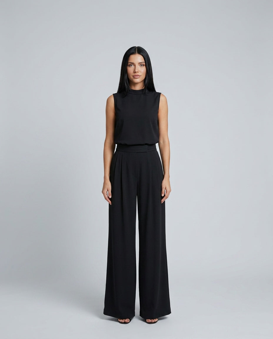 Greta | Sleeveless Wide-Leg Two-Piece Co-Ord Set