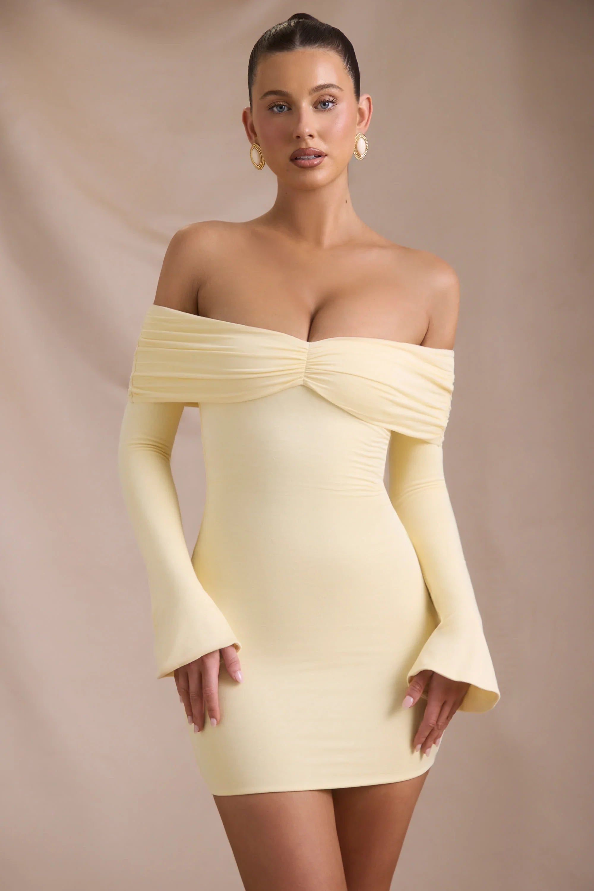 Della | Off-Shoulder Ruched Mini Dress