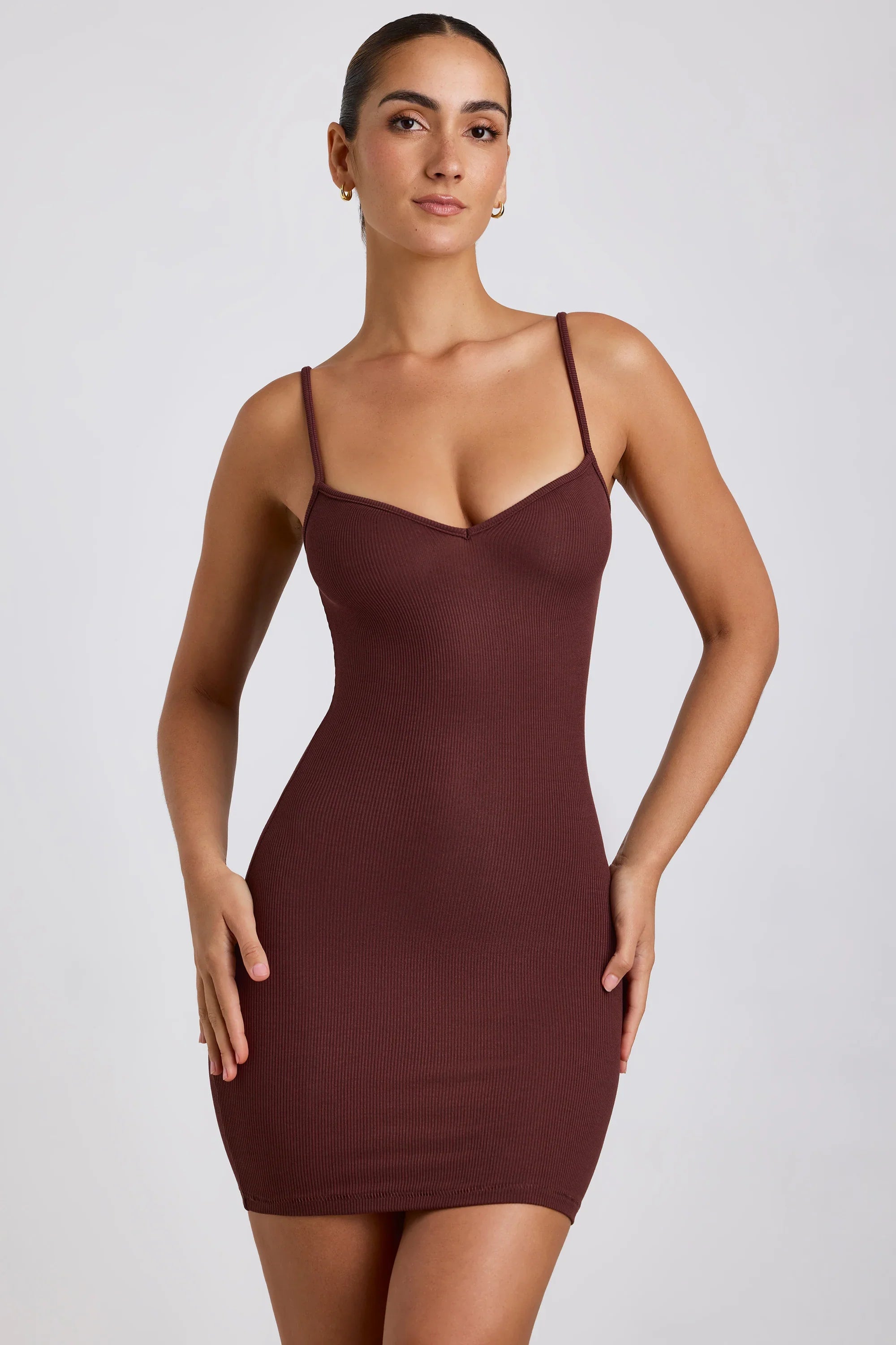 Paloma | Ribbed Modal Mini Dress