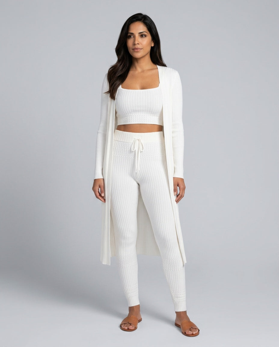 Arielle | Relaxed-Fit Knit Three-Piece Set