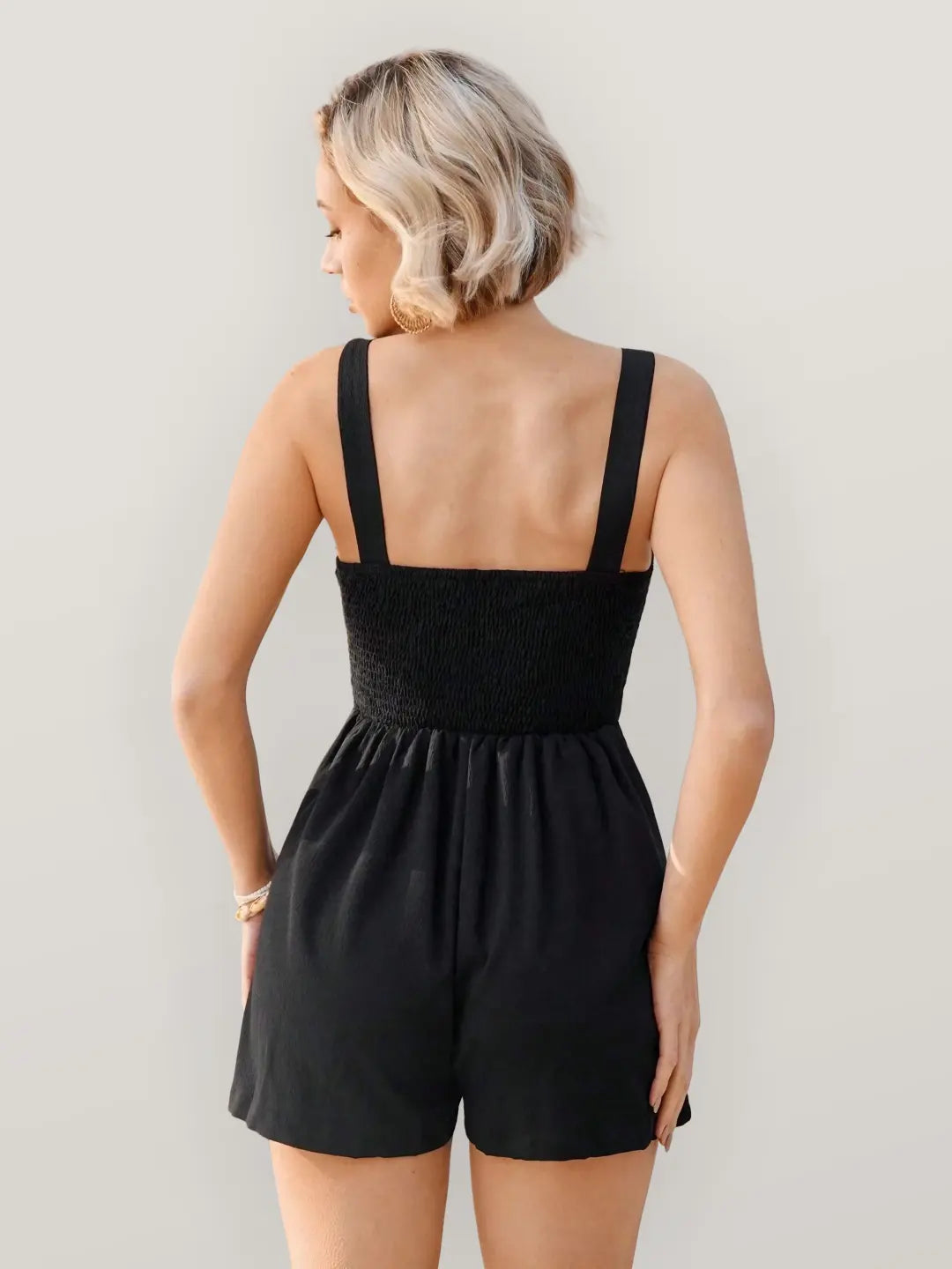 Camille | High Waist Fitted Playsuit