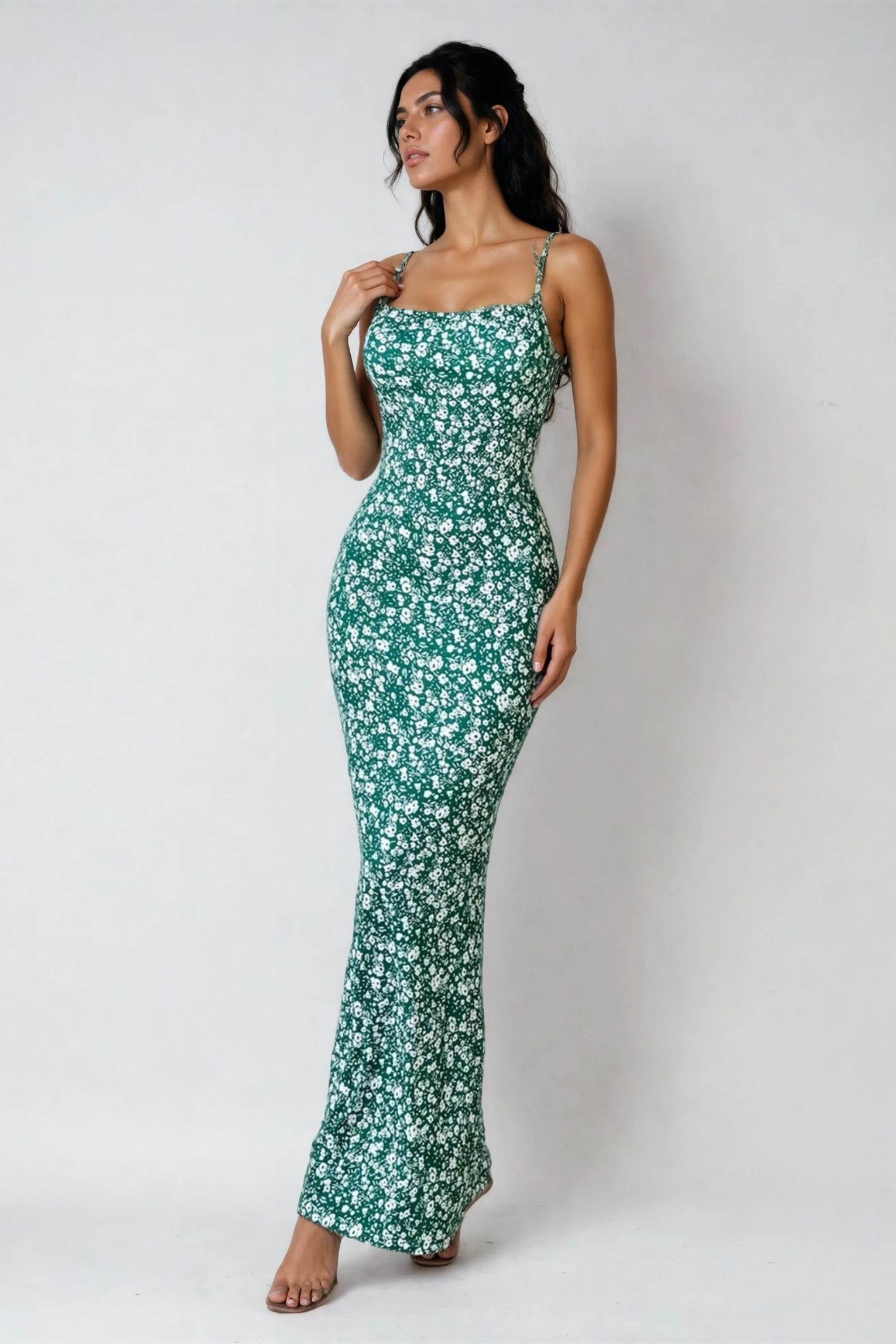 Selene | Fitted Maxi Dress