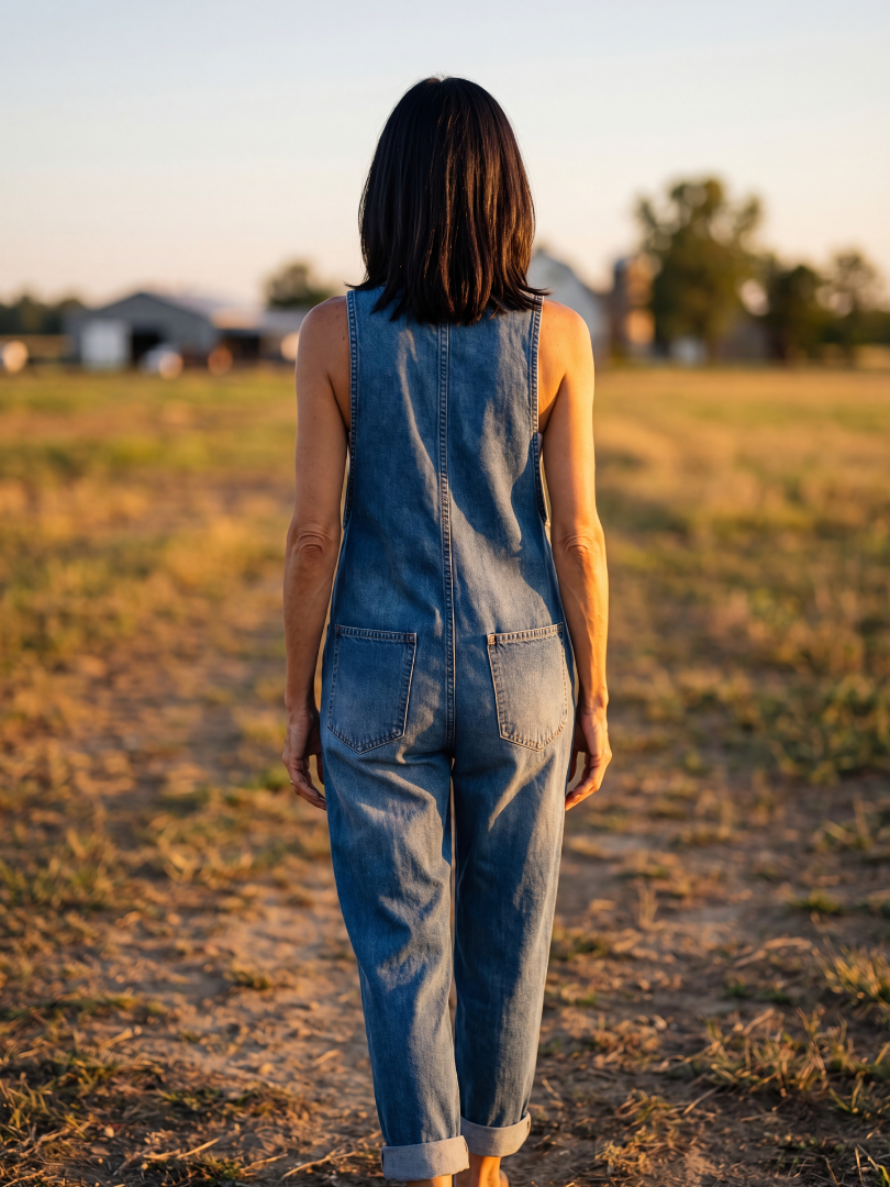 Paige | Rooster Motif Print Jumpsuit