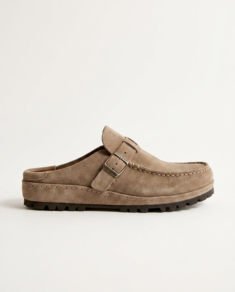 Sienna | Suede-Look Cushioned Footbed Clogs