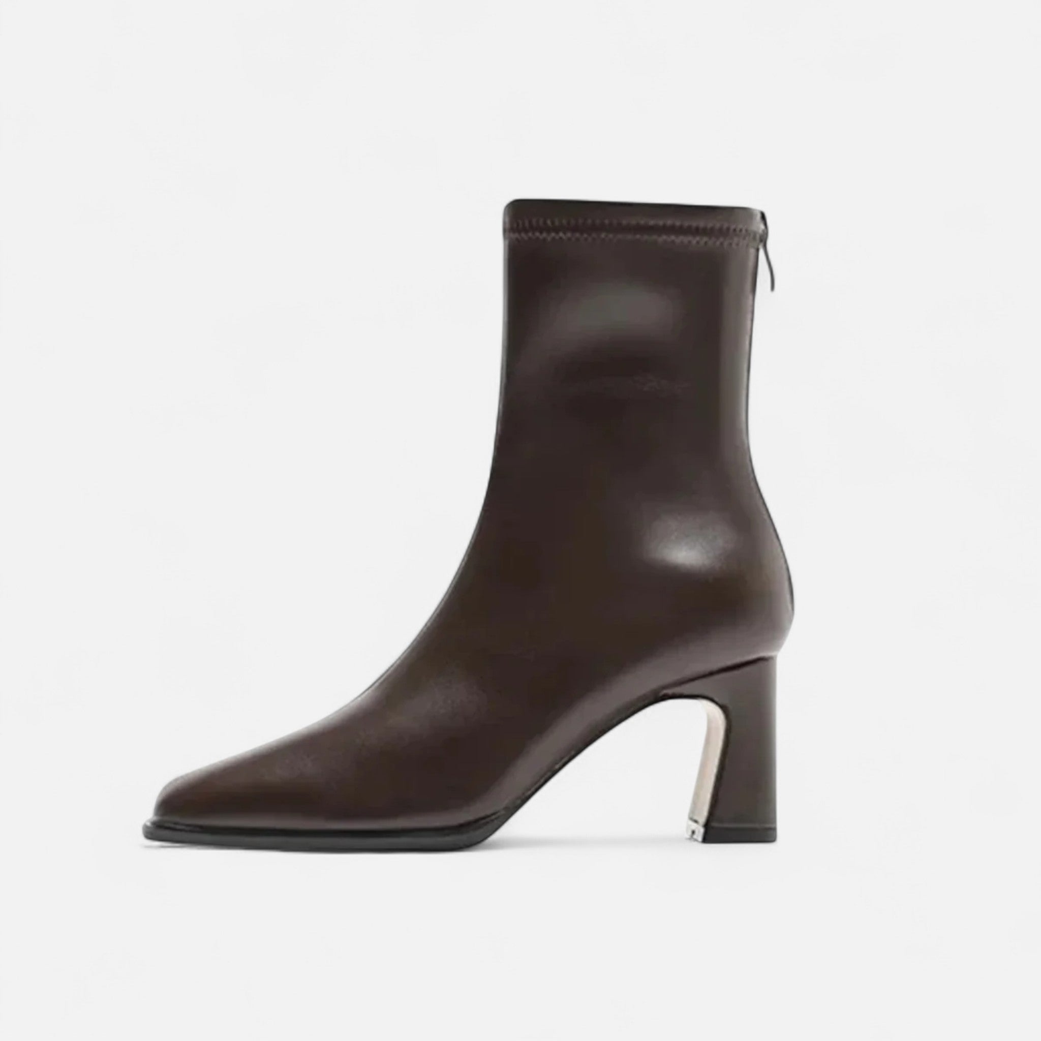 Sabine | Square Toe Block Heel Ankle Boots