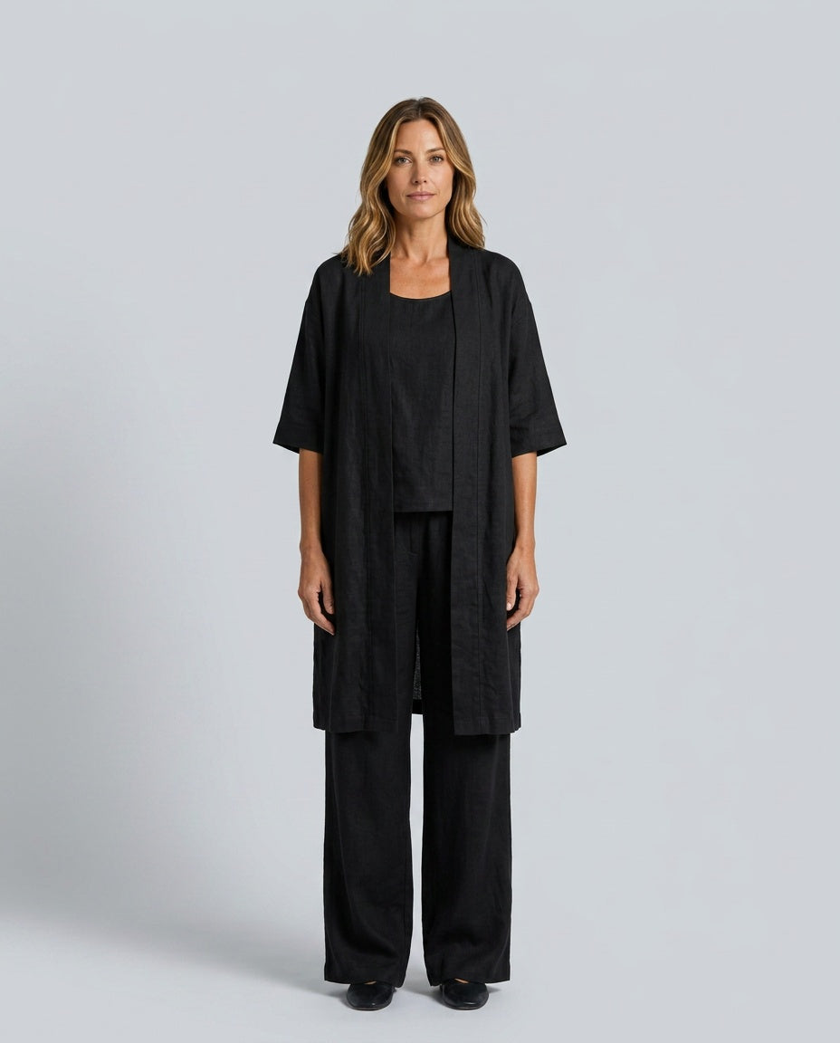 Harlow | Relaxed Linen-Blend Three-Piece Set