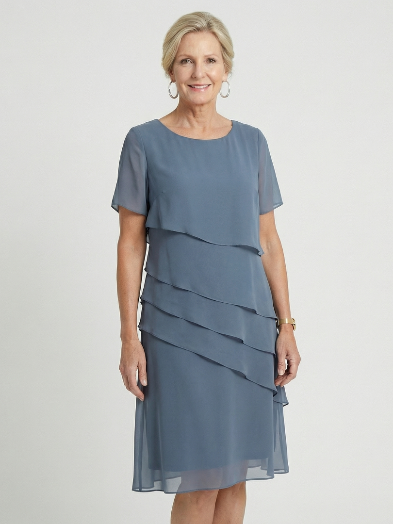 Alba | Soft Contour Knee-Length Midi Dress