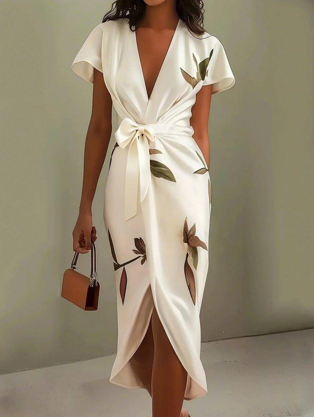 Thea | Wrap Midi Dress