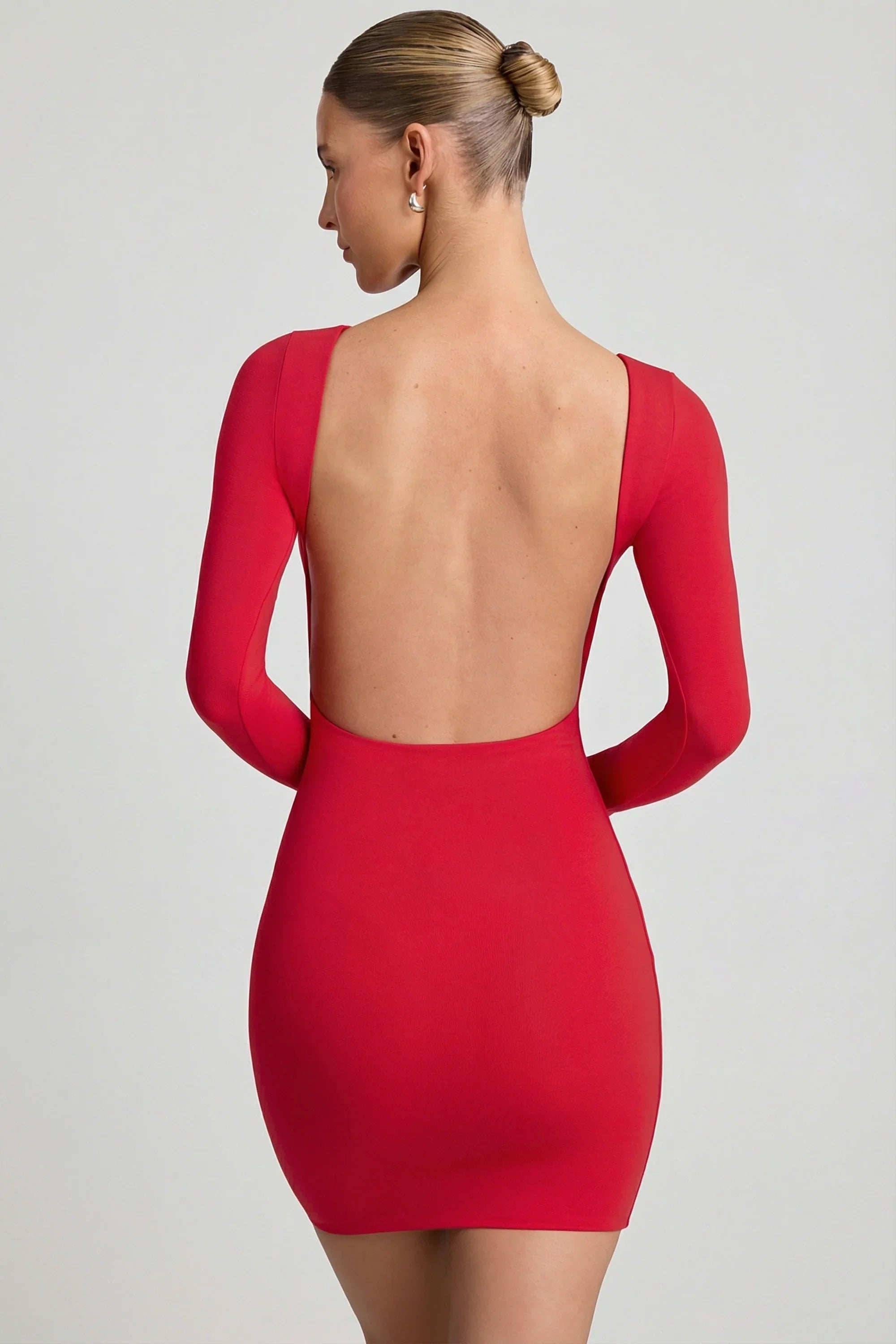 Jimena | Open-Back Bodycon Mini Dress