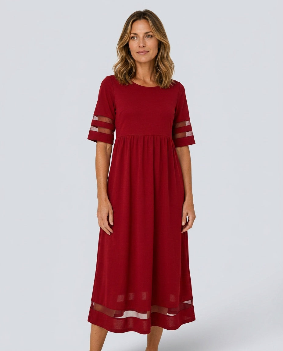 Belen | Flattering Tummy-Smoothing Midi Dress