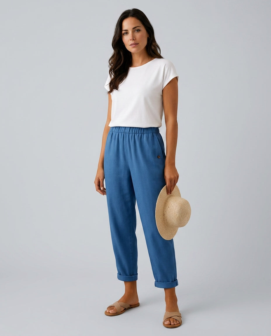 Liv | Relaxed Wide-Leg Pocket Trousers