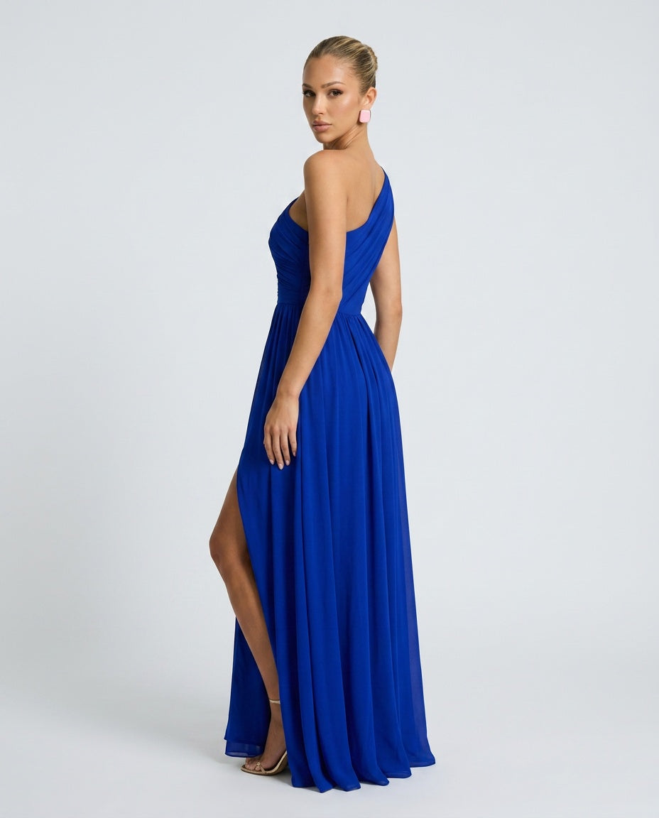 Hadley | One-Shoulder Asymmetric Maxi Dress