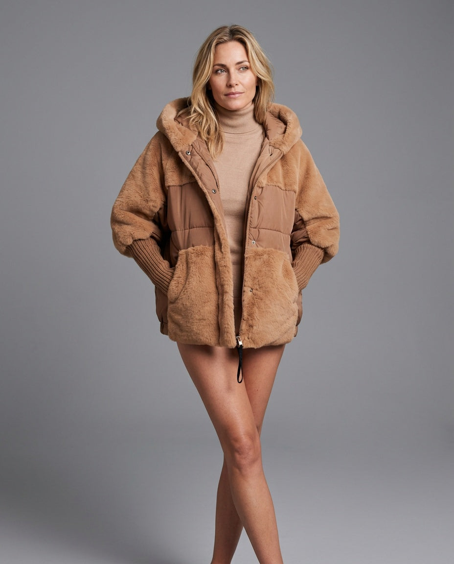 Orla | Tailored Mid-Length Hooded Coat
