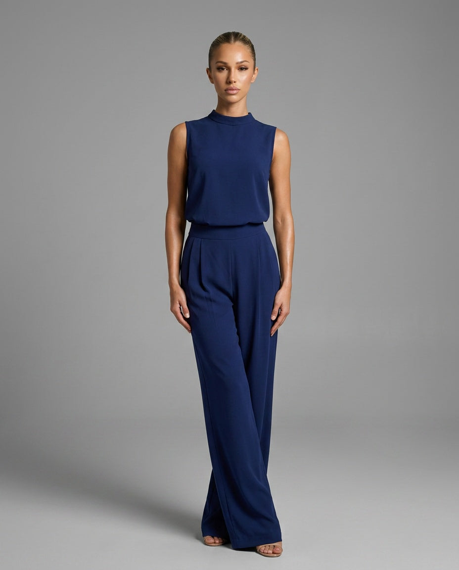 Greta | Sleeveless Wide-Leg Two-Piece Co-Ord Set