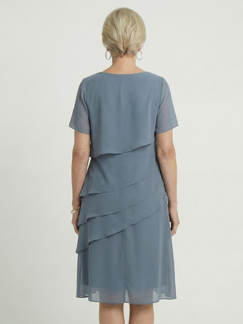 Alba | Soft Contour Knee-Length Midi Dress