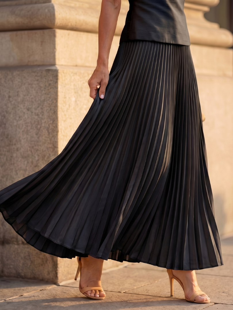Mariana | Structured Bodice Pleated Midi Co-ord Set