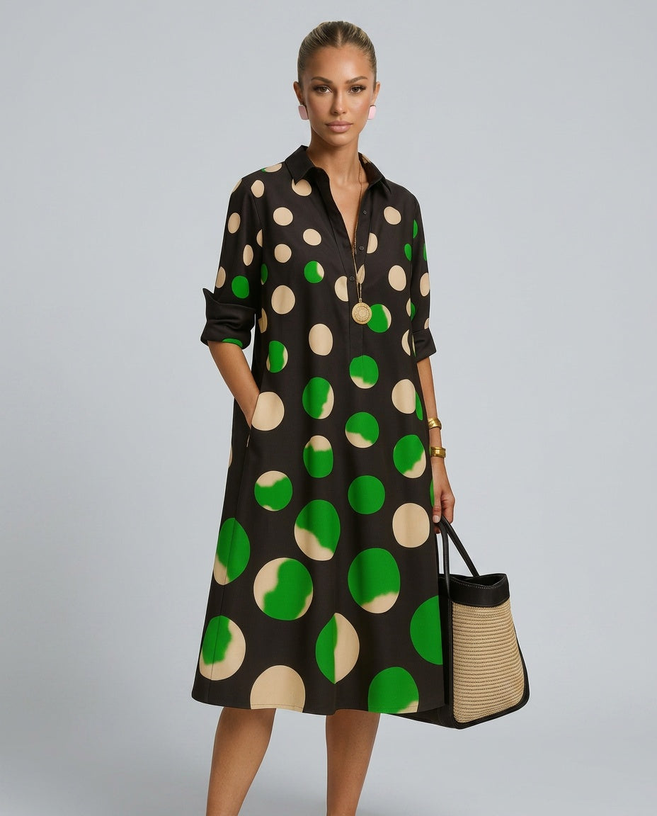 Kinsley | Flowing Lightweight Casual Midi Dress