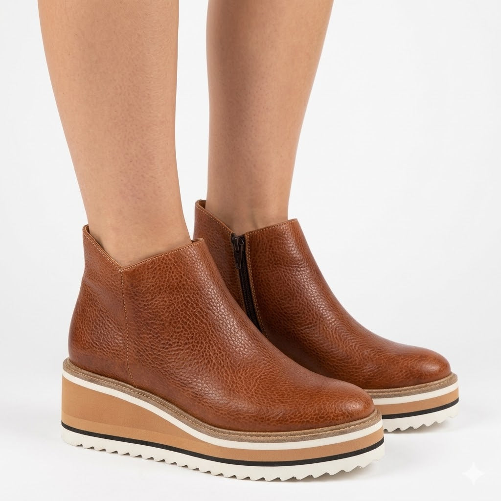 Mira | Platform Cushioned Sole Ankle Boot