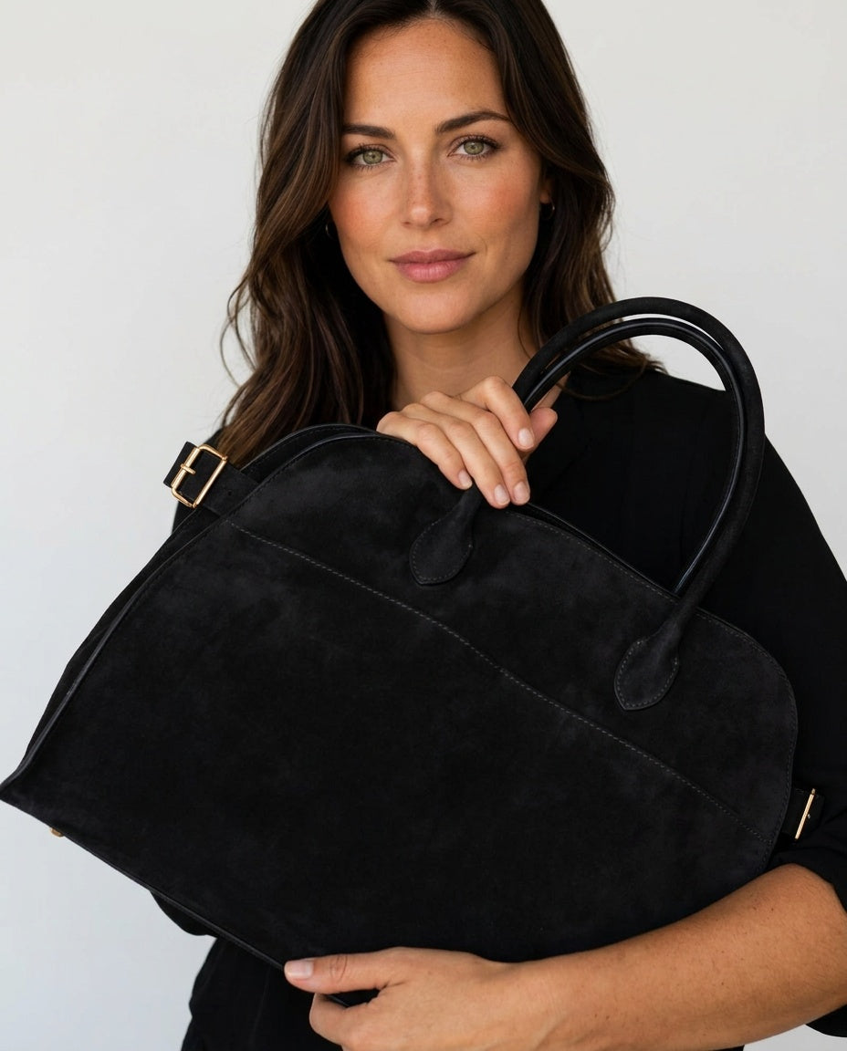 Structured Padded Strap Laptop Tote Bag