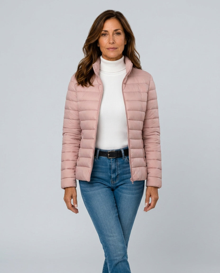 Lucia | Lightweight Quilted Stand-Collar Jacket