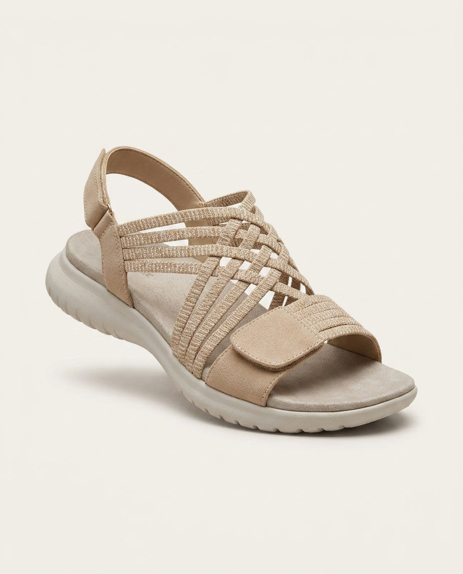 Valentina | Multi-Strap Flat Sandals