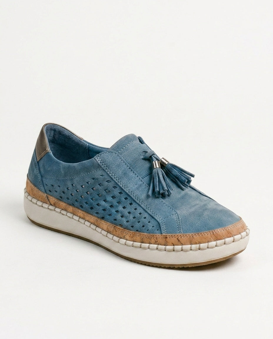 Leticia | Knit Cushioned Sole Slip-On Shoes