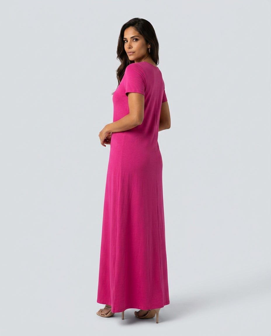 Cora | Relaxed Cotton-Blend Lounge Dress