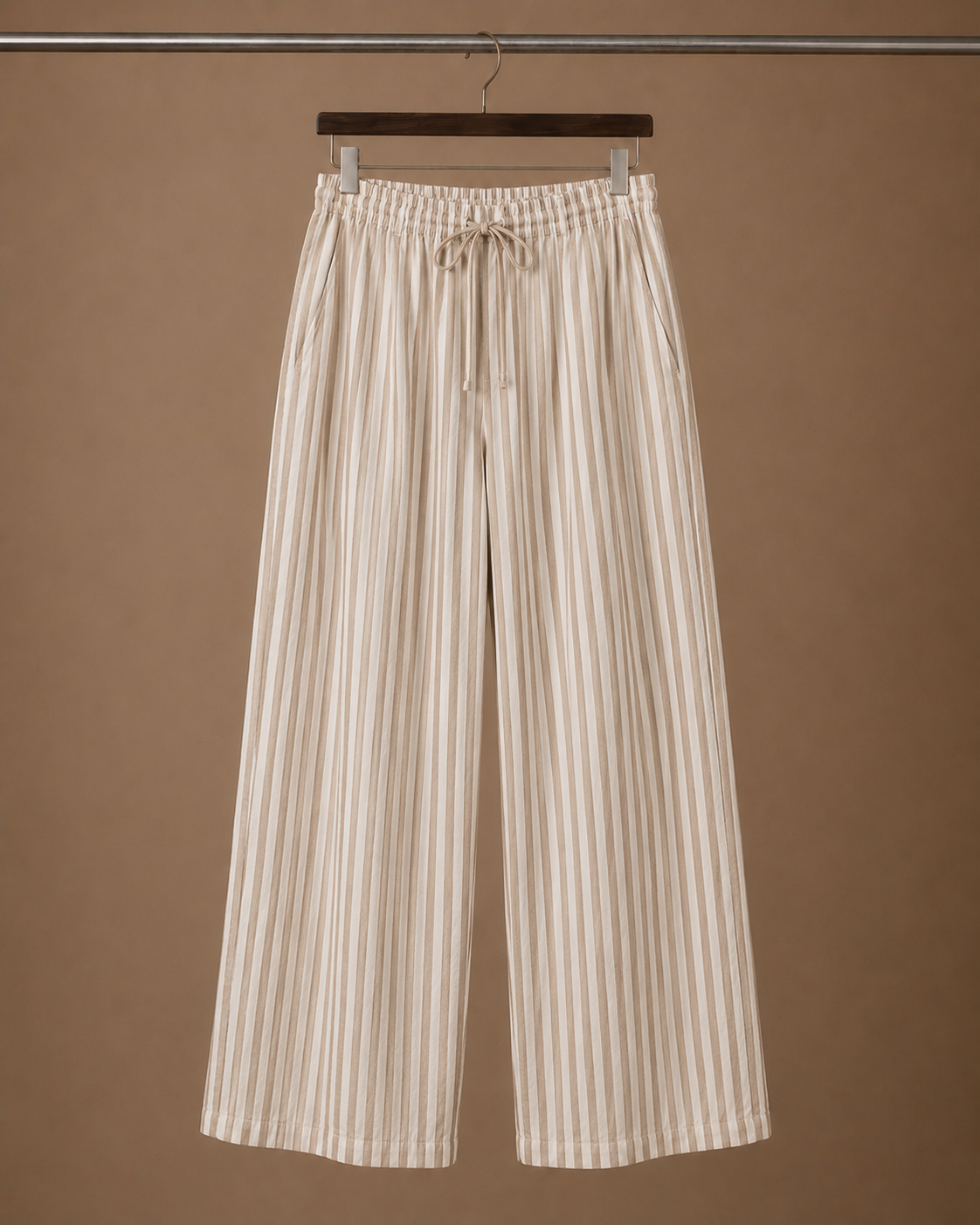 Willa | Striped Relaxed Wide-Leg Trousers