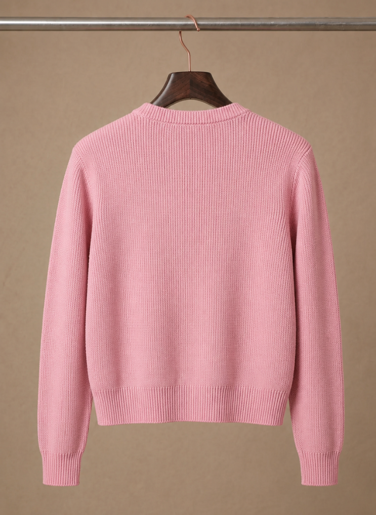 Daniela | Cropped Button Front Knit Cardigan