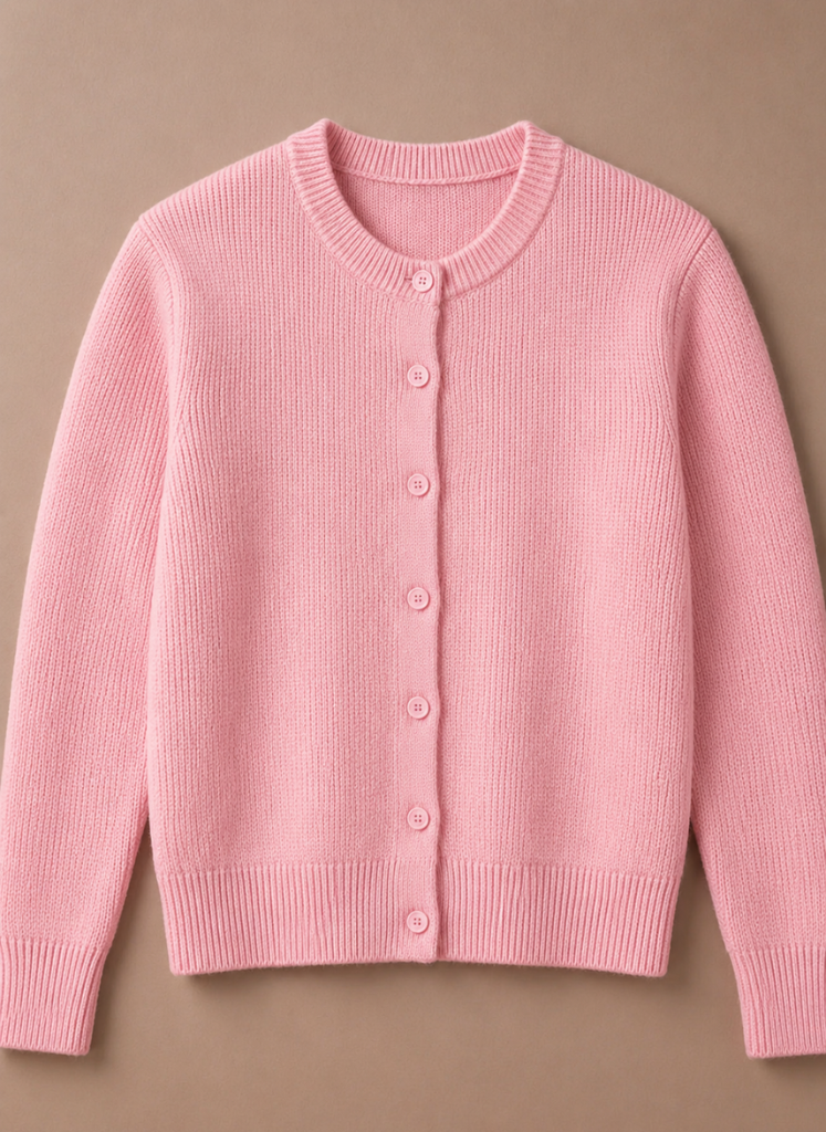 Daniela | Cropped Button Front Knit Cardigan