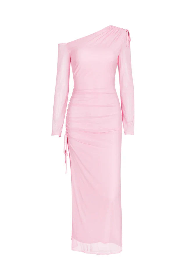 Quinn | Long Sleeve Asymmetric Bodycon Mini Dress