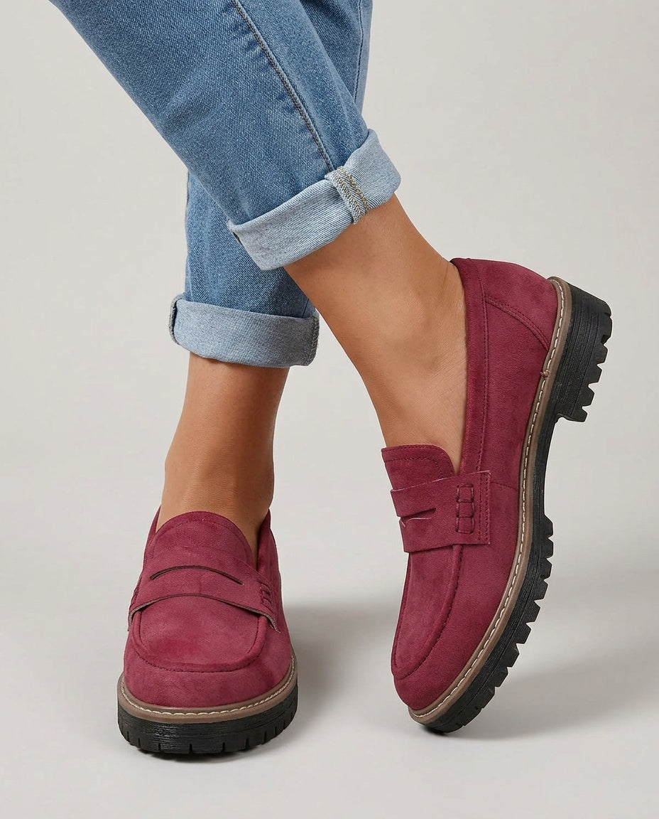 Sabine | Chunky Lug Sole Loafers