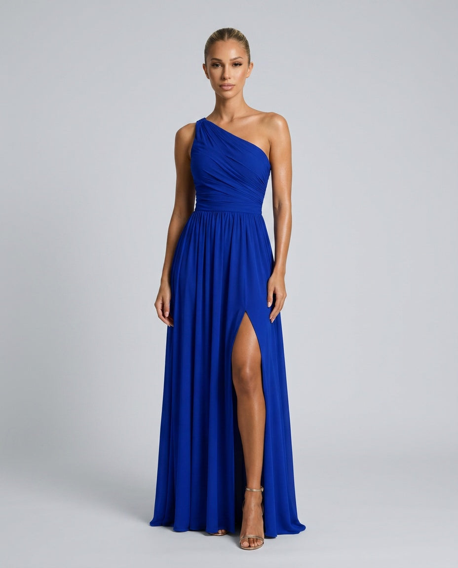 Hadley | One-Shoulder Asymmetric Maxi Dress