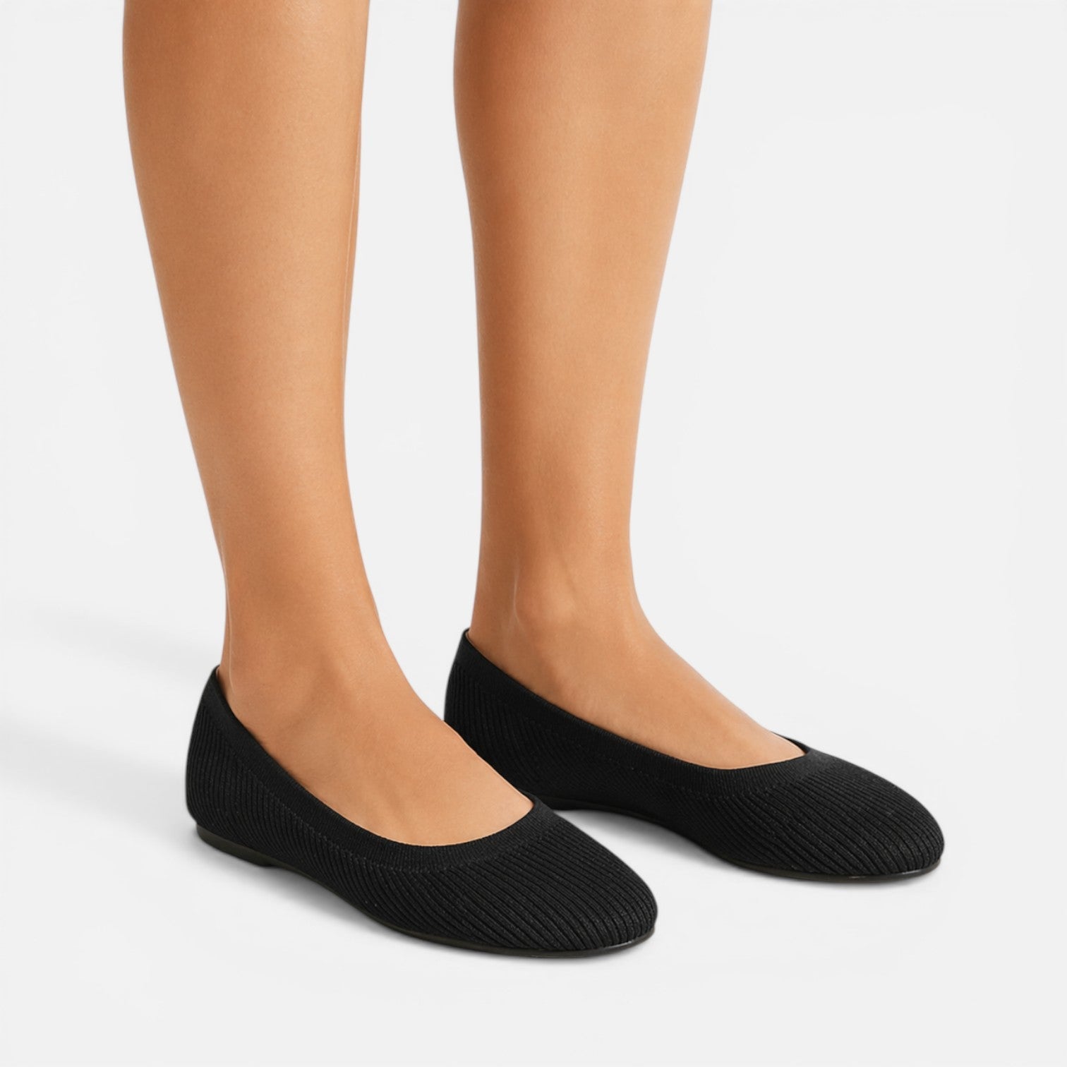 Elodie | Knit Ballet Slip-On Loafers