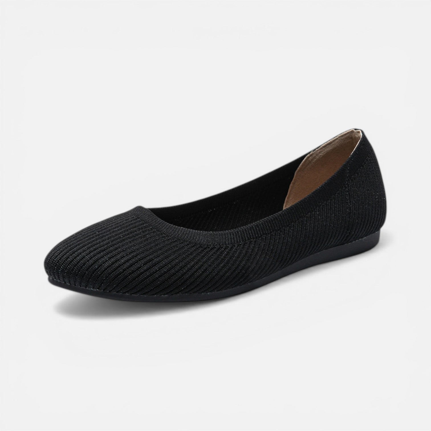 Elodie | Knit Ballet Slip-On Loafers