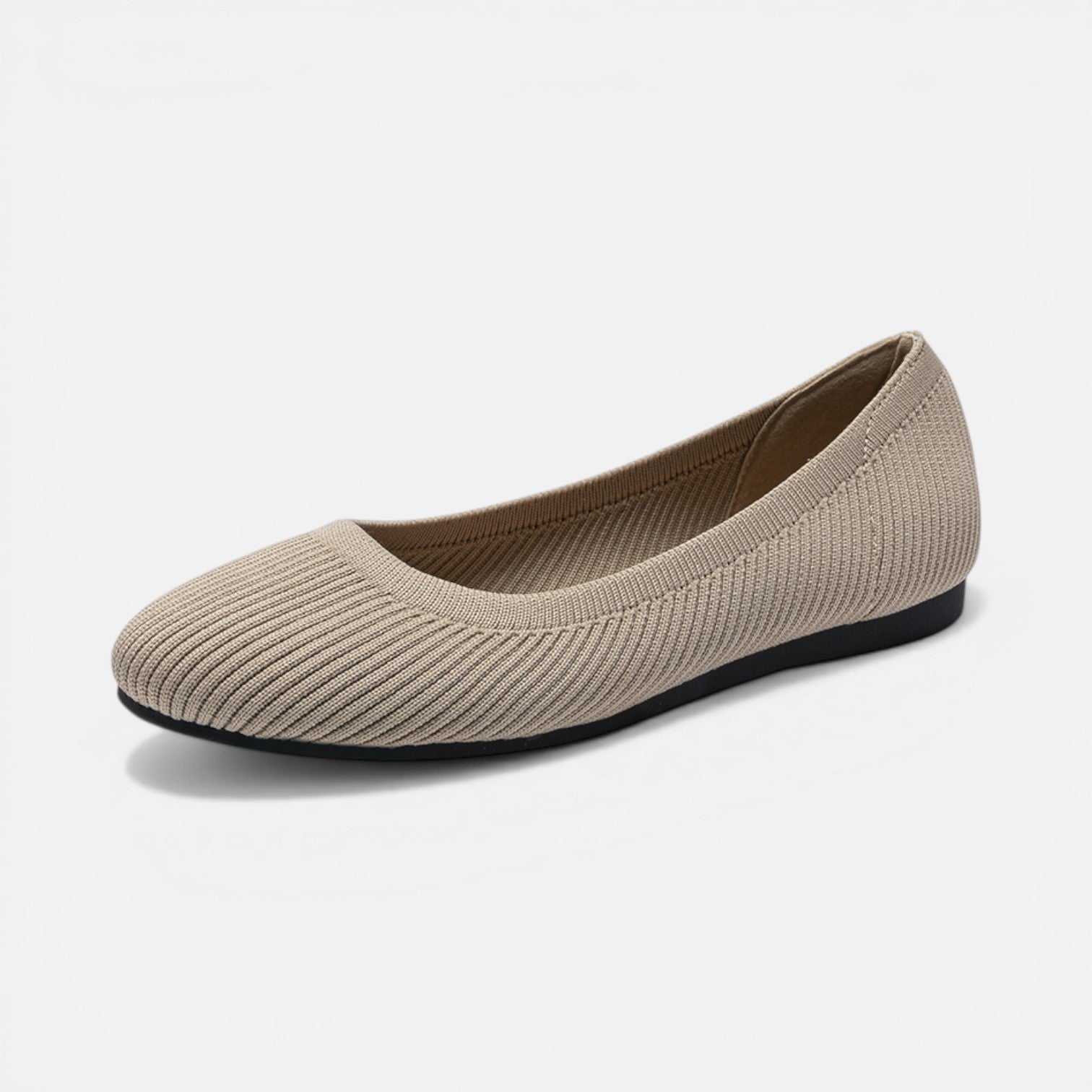 Elodie | Knit Ballet Slip-On Loafers