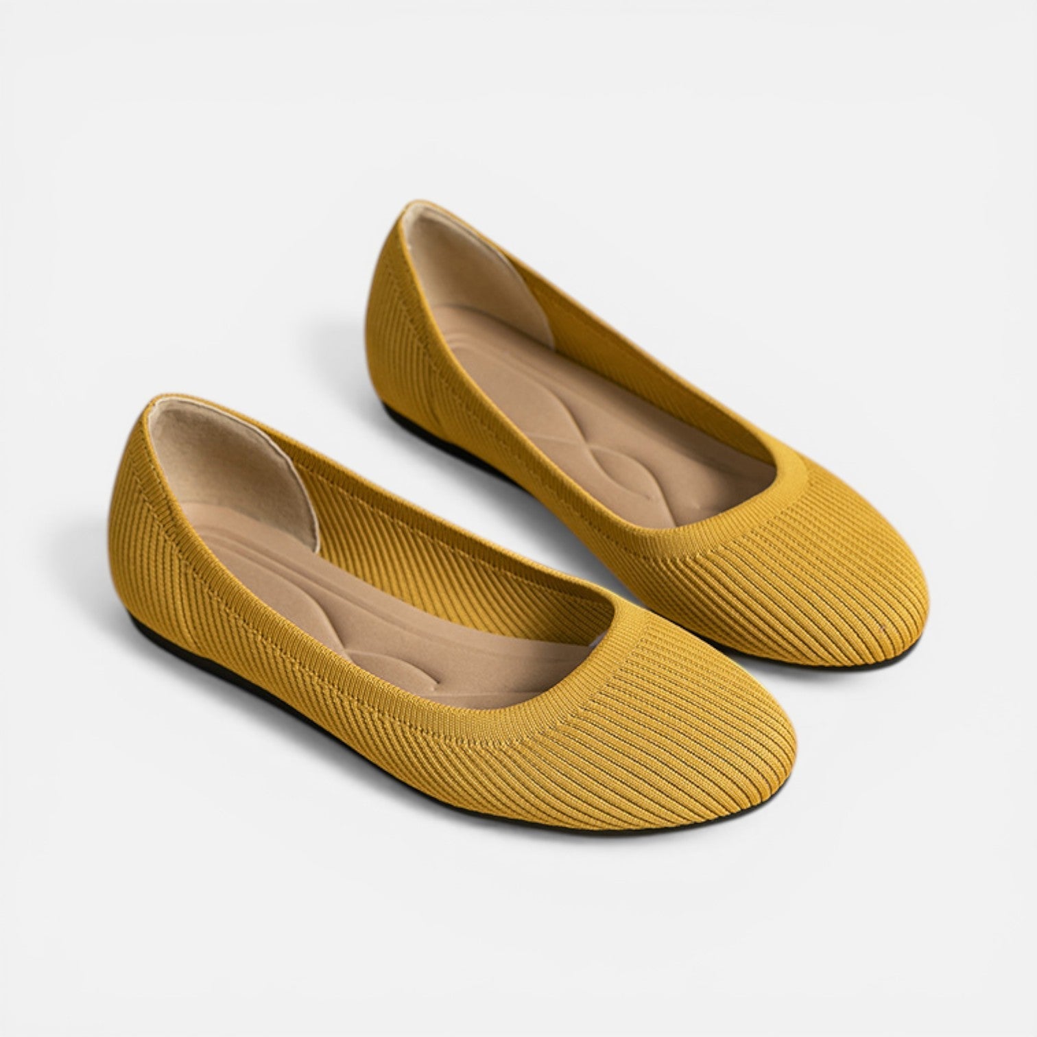 Elodie | Knit Ballet Slip-On Loafers