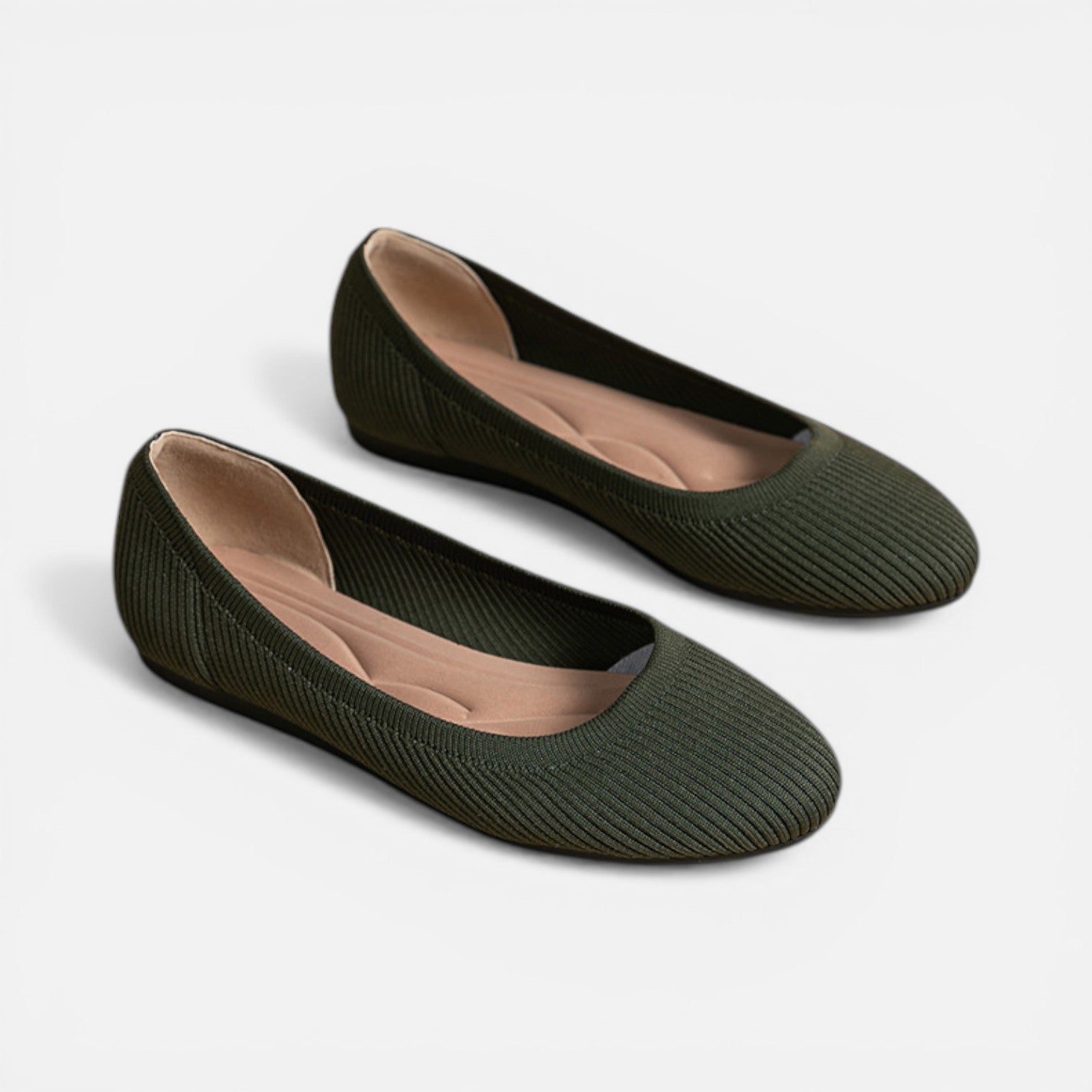 Elodie | Knit Ballet Slip-On Loafers