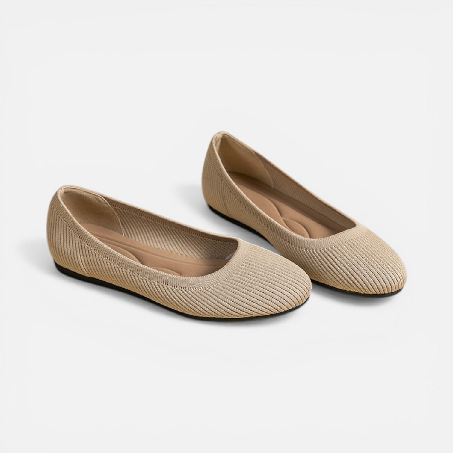 Elodie | Knit Ballet Slip-On Loafers